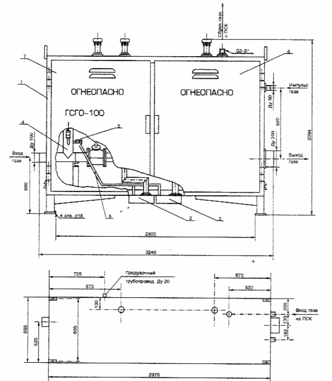 ГАЗОРЕГУЛЯТОРНЫЙ ПУНКТ ШКАФНОЙ ГСГО-100